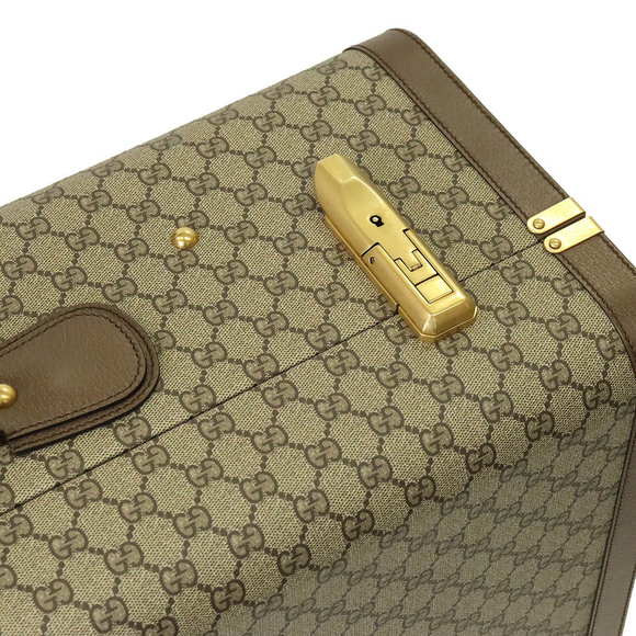 Gucci Web Stripe Savoy Extra Large Suitcase Hard Case Black - Picture 6 of 8